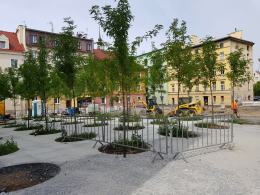 Rewitalizacja Placu św. Sebastiana. Jak idą prace?