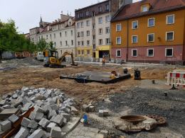 Rewitalizacja Placu św. Sebastiana. Jak idą prace?