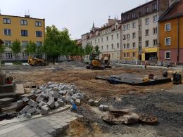 Rewitalizacja Placu św. Sebastiana. Jak idą prace?