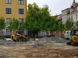 Rewitalizacja Placu św. Sebastiana. Jak idą prace?