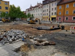 Rewitalizacja Placu św. Sebastiana. Jak idą prace?