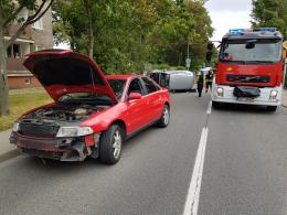 Wymuszenie pierwszeństwa przyczyną zderzenia na Rejtana