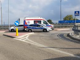 Potrącenie rowerzystki na skrzyżowaniu Ozimskiej z Rejtana w Opolu