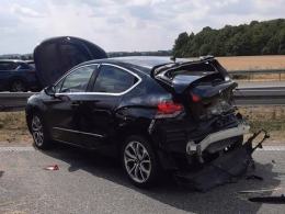 Niebezpiecznie na drogach. Zderzenia na A4