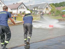 Strażacy po raz 19. rywalizują na turnieju wasserball w Przechodzie