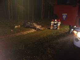 BMW dachowało na autostradzie A4