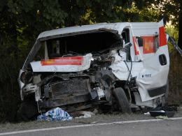 Tragiczny wypadek busa na DK45