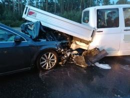 Kolizja pojazdów na A4 w kierunku Katowic