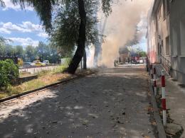 Na Armii Krajowej spłonęło auto