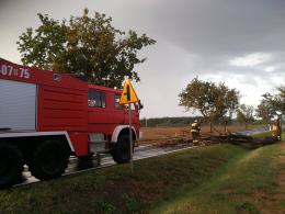 Blisko 90 interwencji straży po wczorajszych nawałnicach