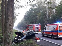 Gwoździce: zderzenie dwóch osobówek. Są utrudnienia w ruchu