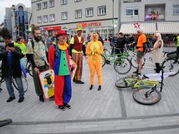 Kolorowa masa krytyczna przejechała ulicami Opola