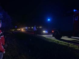 Wypadek na trasie Bierdzany-Trzebiszyn, sprawca pijany