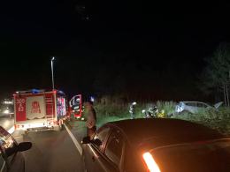 Wypadek na trasie Bierdzany-Trzebiszyn, sprawca pijany