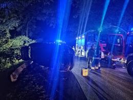Dachowanie Audi A4 w miejscowości Góra św. Anny
