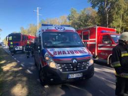 Zderzenie Mercedesa i Volkswagena na DW 426