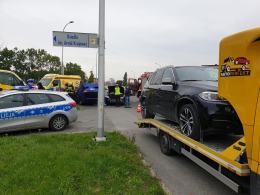 Dachowanie na ulicy Sosnkowskiego. Sprawca ukarany mandatem