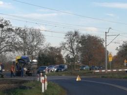Wypadek na przejeździe kolejowym w Brzegu. Nowy "Impuls" do naprawy