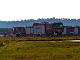 Wypadek w Kamieniu Śląskim. Awionetka runęła na ziemię 