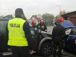 Zderzenie pojazdów w Namysłowie