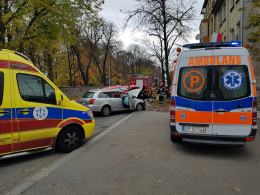 Wypadek pod ZUS-em na Wrocławskiej. Są utrudnienia w ruchu