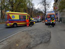 Wypadek pod ZUS-em na Wrocławskiej. Są utrudnienia w ruchu