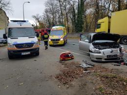 Wypadek pod ZUS-em na Wrocławskiej. Są utrudnienia w ruchu