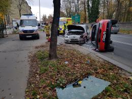 Wypadek pod ZUS-em na Wrocławskiej. Są utrudnienia w ruchu