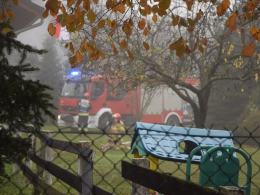 Pożar kotłowni w Zawadzie