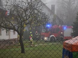 Pożar kotłowni w Zawadzie
