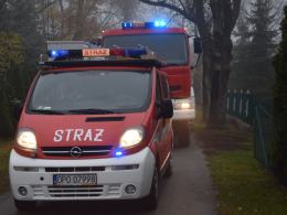 Pożar kotłowni w Zawadzie