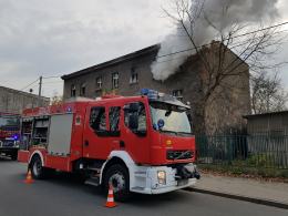 Pożar pustostanu przy Alei Przyjaźni w Opolu