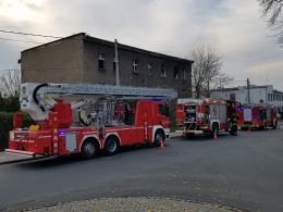 Pożar pustostanu przy Alei Przyjaźni w Opolu