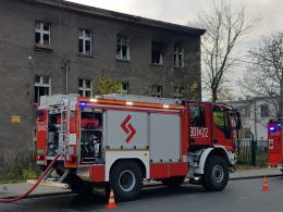 Pożar pustostanu przy Alei Przyjaźni w Opolu