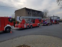 Pożar pustostanu przy Alei Przyjaźni w Opolu