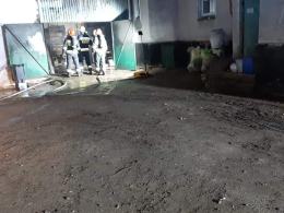 Pożar garażu w Polskiej Cerekwi. Mogło dojść do wybuchu