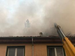 Trwa szacowanie strat po pożarze budynku w Bierawie