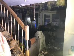 Trwa szacowanie strat po pożarze budynku w Bierawie
