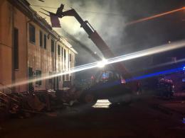 Trwa szacowanie strat po pożarze budynku w Bierawie