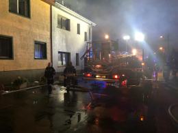 Trwa szacowanie strat po pożarze budynku w Bierawie