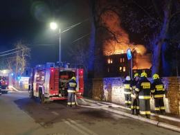 Plaga pożarów na Opolszczyźnie. Pożar w budynku przy stacji w Gogolinie