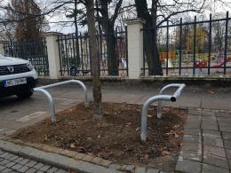 Metalowe barierki przy drzewach na Pasiece. Zdania mieszkańców są podzielone