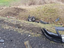 Dwie osoby ranne po wypadku na DK 38