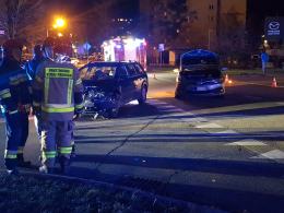 Zderzenie pojazdów na Piotrkowskiej w Opolu