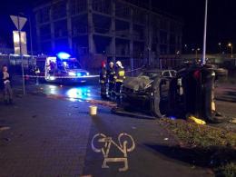 Wypadek w pobliżu CWK w Opolu. Ulica Technologiczna zablokowana
