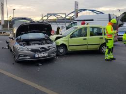 Zderzenie na ulicy Jagiełły. Jedna osoba w szpitalu