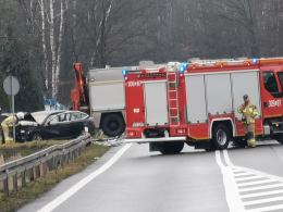 Zablokowana Krajowa 46 w miejscowości Dąbrowa. Są ofiary śmiertelne