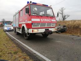 Wypadek w opolskim Kijowie. Jedna osoba poszkodowana