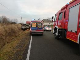 Wypadek w opolskim Kijowie. Jedna osoba poszkodowana