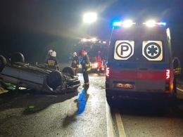 Dwa samochody zderzyły się na trasie Gorzów Śląski - Praszka